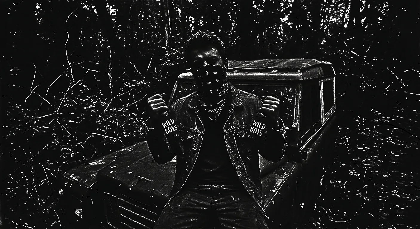 Wild Boys in the woods of the Surrey Hills